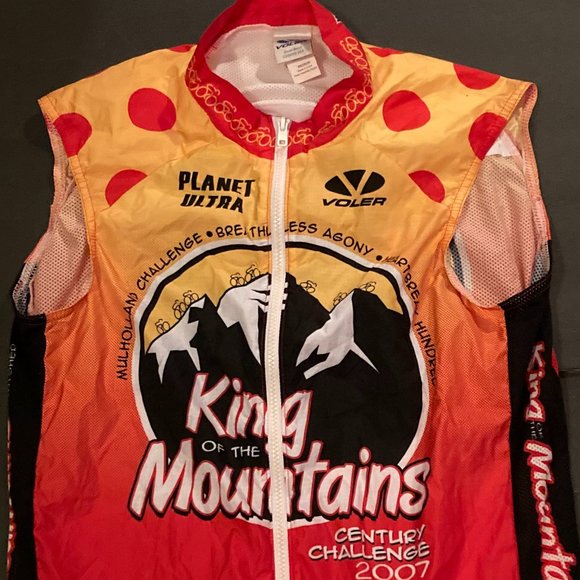 Voler Cycling Bicycling Jersey King of the Mountains M Made In USA NEW 2007 - Picture 2 of 4